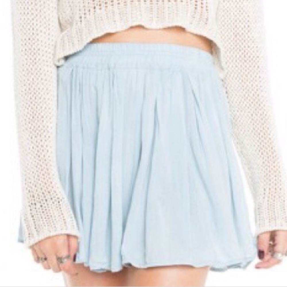 Light blue brandy Melville skirt